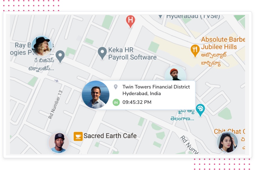 Track live location of your remote employee